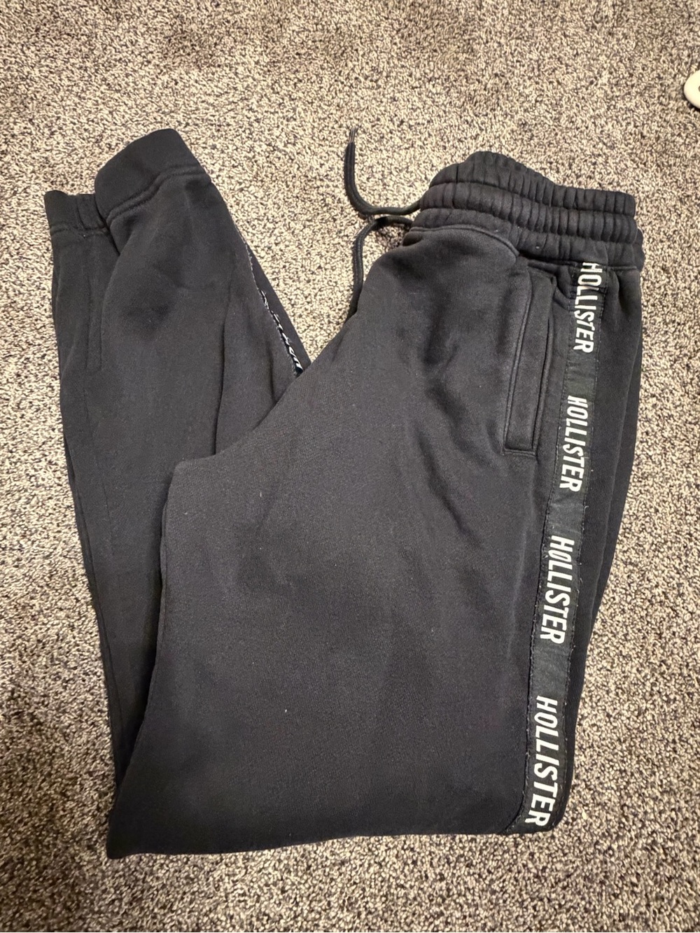 Hollister Men’s  Jogger Pants Drawstring Pockets Size XS